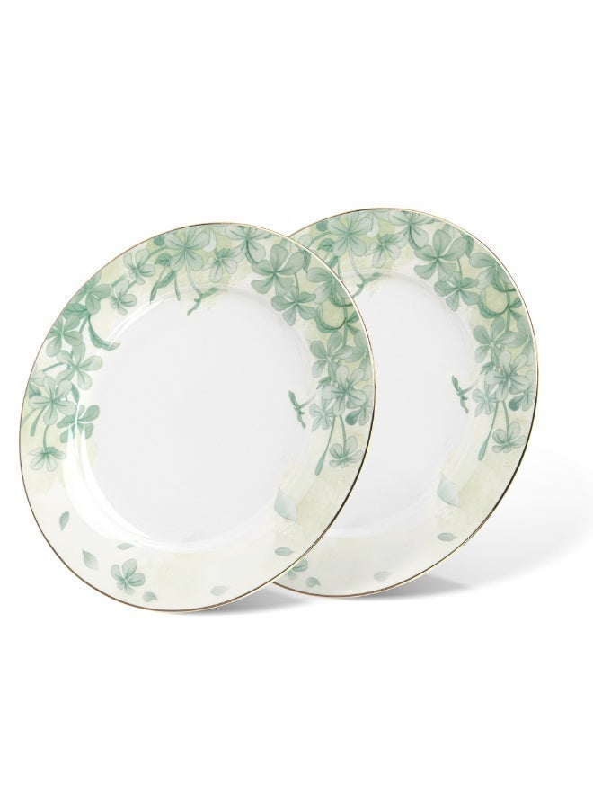 Fissman 2-Piece Plates Summer Glint 21cm (Fine Bone China) - Image 2